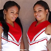 College girls beg an issue of Berkeley Twins beg their spanking coming out as cheerleaders