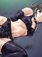 Hentai illustrations featuring milked tits, forced orgasms