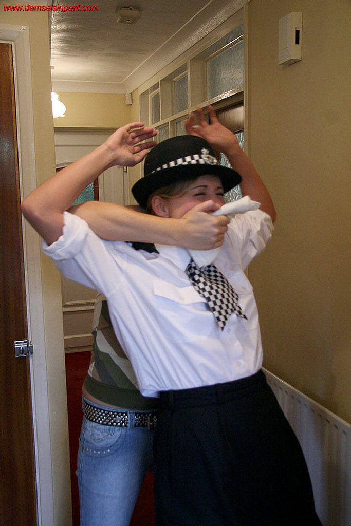 British Female Cop - Police Woman Tied Up Naked | BDSM Fetish