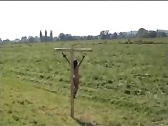 Outdoor Female Cross Torture