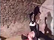 She sagged by her ass on slave's face