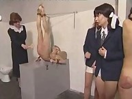 Sweet Schoolgirls Strapped Down and Spanked