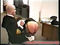 British Brunette Receives Brutal Beating from Officer