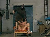 Open pussy got hard whipping